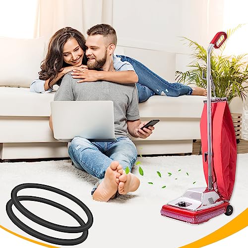 Image of Vacuum Belt, Belt 30563B Round Vacuum Cleaner Belts Upright Vacuum Belt Compatible with Sanitaire Eureka Vacuum Cleaner, Style RD, SC679K C2094 Belt, 3 Pack