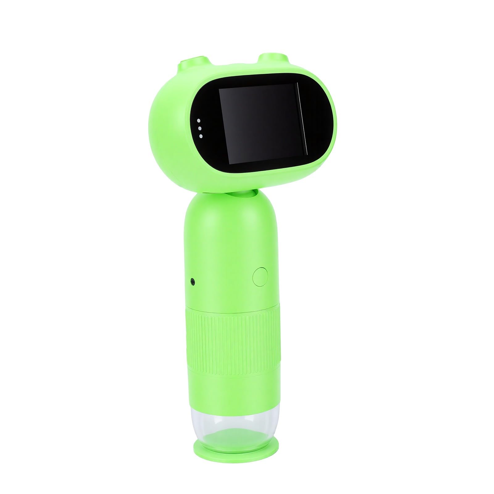 Sxhlseller Mini Microscopio Giocattolo per Bambini con Schermo da 2 Pollici, 8 Luci LED Regolabili, Kit Microscopio Digitale HD 1080P per Esplorazione Scientifica dei Bambini, Educativo Portatile