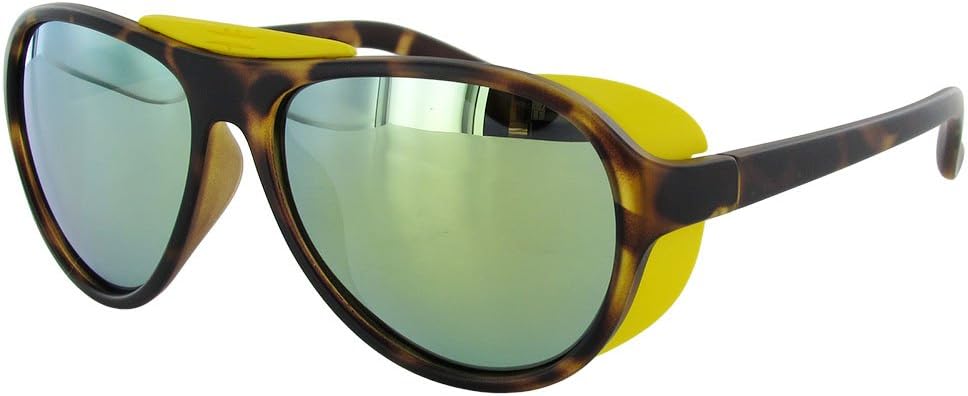 Unisex VE 7008 Oval Polarized Aviator Sunglasses, Turtle