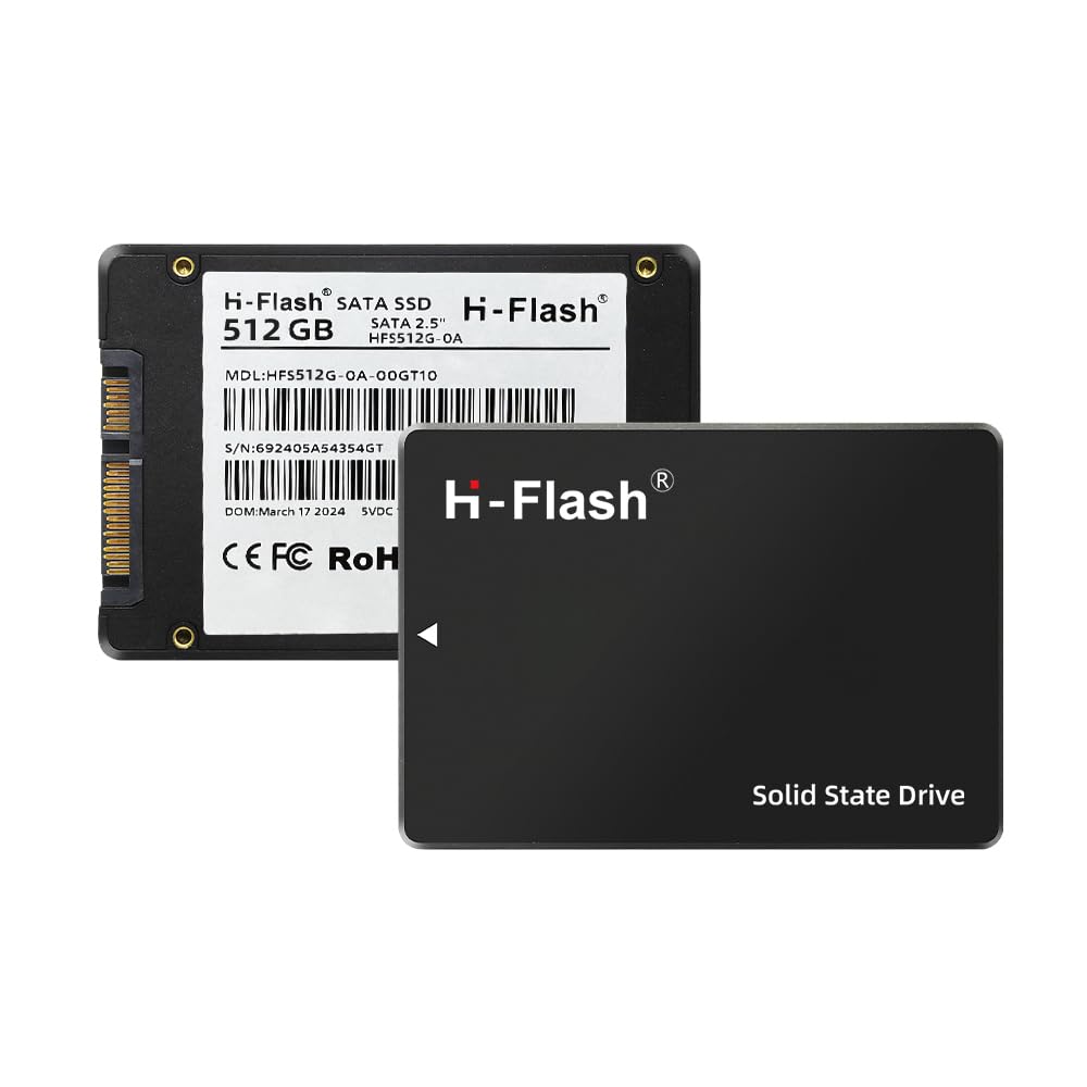 Amazon.com: H-Flash 512GB SATA SSD, 2.5'' SSD SATA III 6 Gb/s