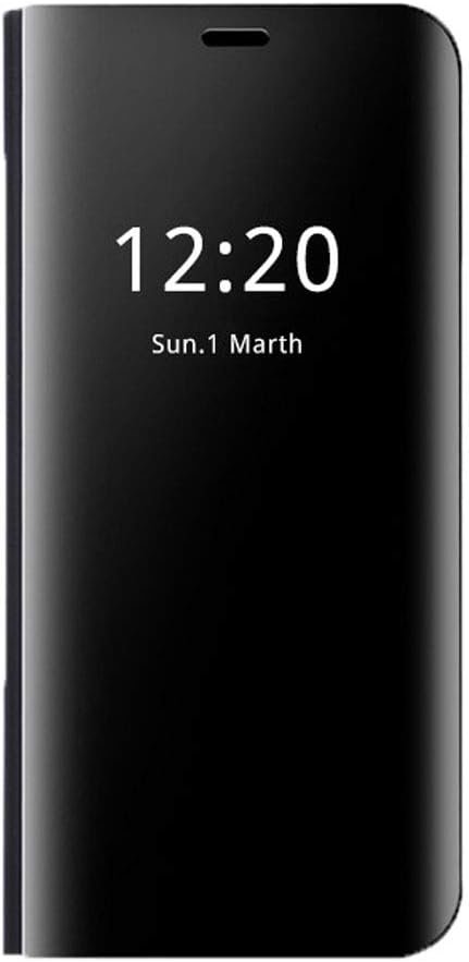 Flip Cover Samsung Galaxy Note 9 Clear View Kickstand Full Protector Case (Samsung Galaxy Note 9, Black)