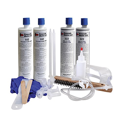 DIY Leaky Basement Wall Crack Repair Kit (10 ft.) with Removable