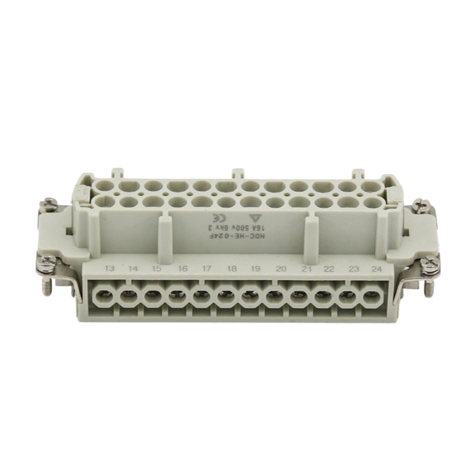 24-adriger Hochleistungsstecker HDC-HE-24-Stecker, Buchsenstecker, 16A500V-Luftfahrtsteckerkern(The male connector)