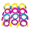 Boley Kids Jump Rope Set – 12 Pack, 7ft Durable Skipping Ropes with Non-Slip Handles for Boys & Girls, Fun Outdoor Activity, Assorted Vibrant Colors, Child-Safe Exercise Equipment
