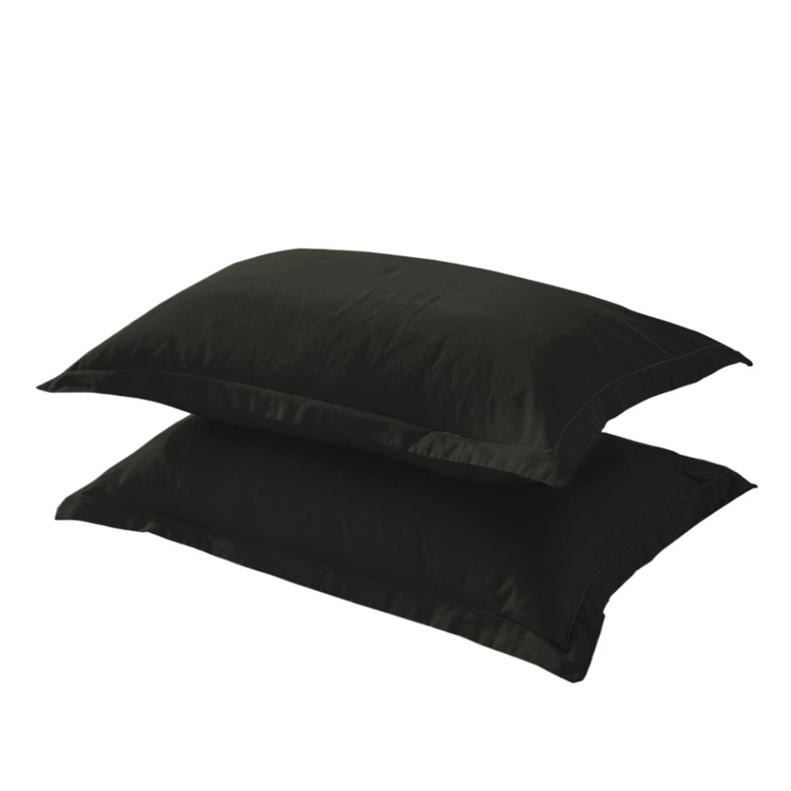 Seidenkissenbezug 2pc Baumwolle einfarbig reaktiv gefärbt Stoff Kissenbezug Verschiedene Größen(Color 1,50x90cm)