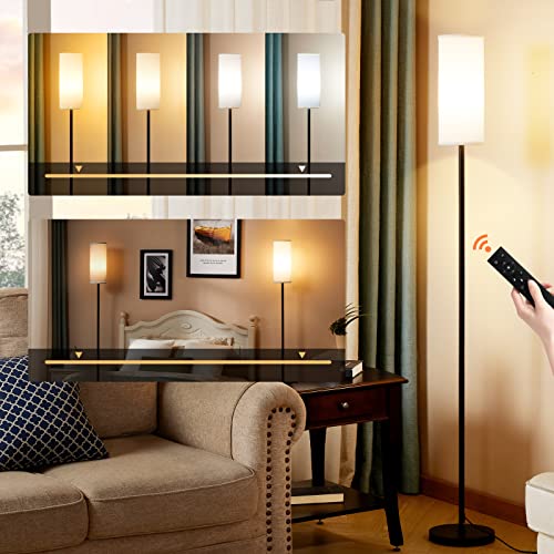 Ambimall Floor Lamps for Living Room, Modern Floor Lamp with Remote Control and Stepless Dimmable Colors Temperature & Brightness, Standing Lamps for Living Room Bedroom Office, 9W Bulb Included Ambimall Floor Lamps for Living Room, Modern Floor Lamp with Remote Control and Stepless Dimmable Colors Temperature & Brightness, Standing Lamps for Living Room Bedroom Office, 9W Bulb Included