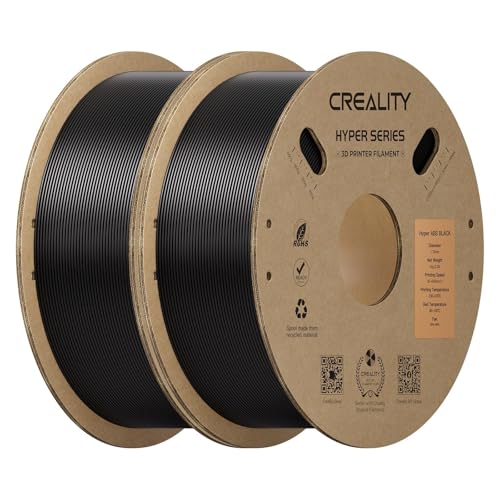 Creality Hyper ABS 3D Filament 1.75mm 1KG Spool, High Speed, Impact & Heat Resistant, Anti-Warping, Fits Most 3D Printer