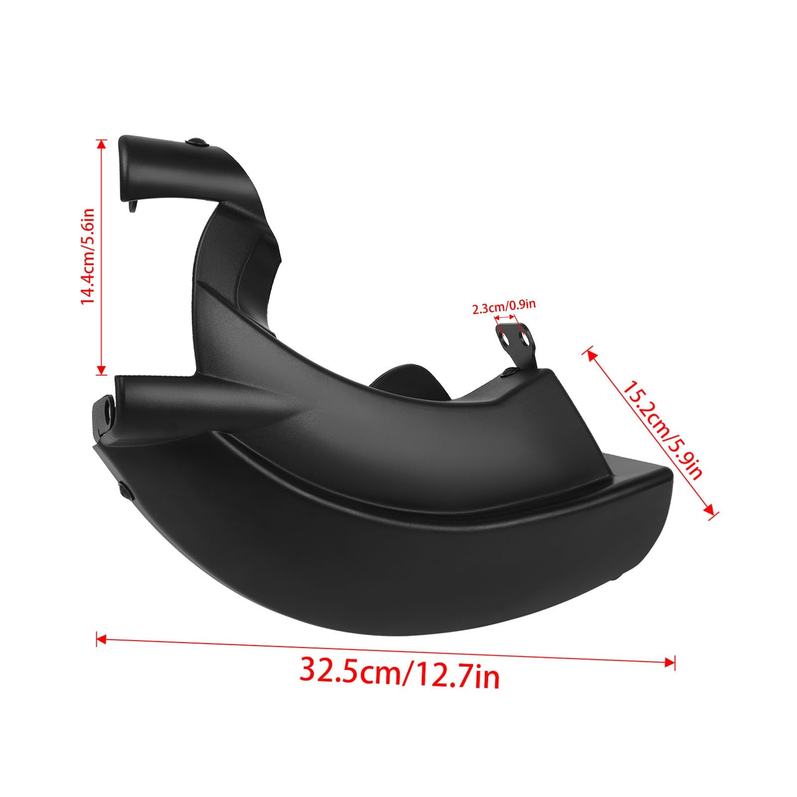 Pinza de freno para motocicleta, conductos de refrigeración de aire, cubierta del radiador compatible con Suzuki GSX-R 1000R 2017-2025 GSX-R1000 2009-2025 Conducto Aire Freno Delantero(Matte Black)