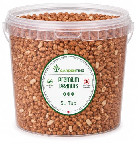 Garden Ting Peanuts Wild Bird Food Tub 5 Litre
