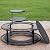 Florise 36 Inch Fire Pit with Grill & Lid, Outdoor Metal Wood Burning Fire Pit for Patio, 3 in 1 Large Firepit with Spark Screen & Fire Poker for Backyard Garden Bonfire