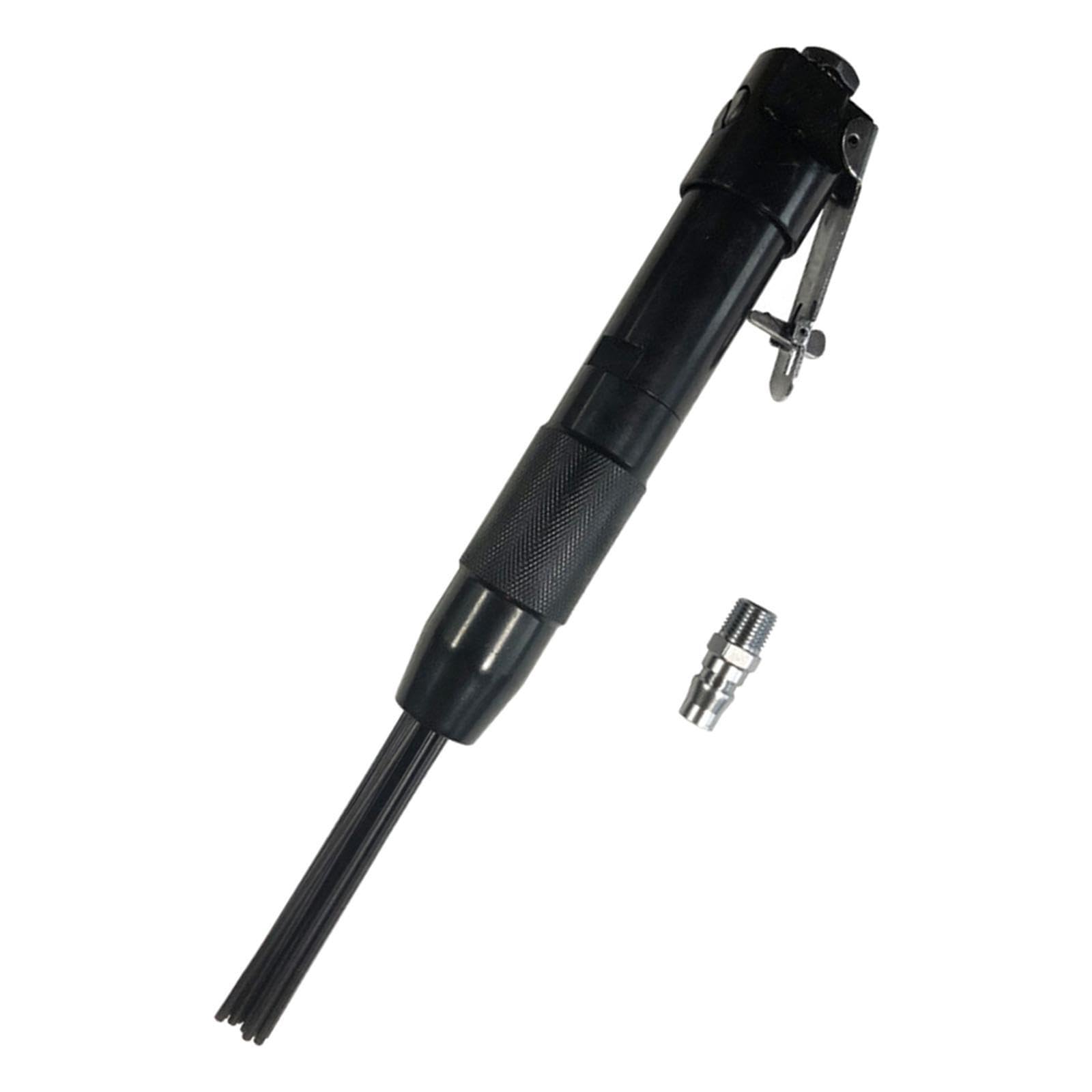 Removedor de óxido neumático de agujas rentable, 12 piezas, 4000 rpm, 90 psi, herramienta esencial para soldadores y aficionados al bricolaje, 12 piezas removedor óxido neumático agujas
