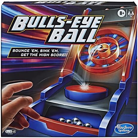Hasbro Gaming Bulls-Eye Ball Game for Kids Ages 8 and Up, Active Electronic Game for 1 or More Players, Features 5 Exciting Modes