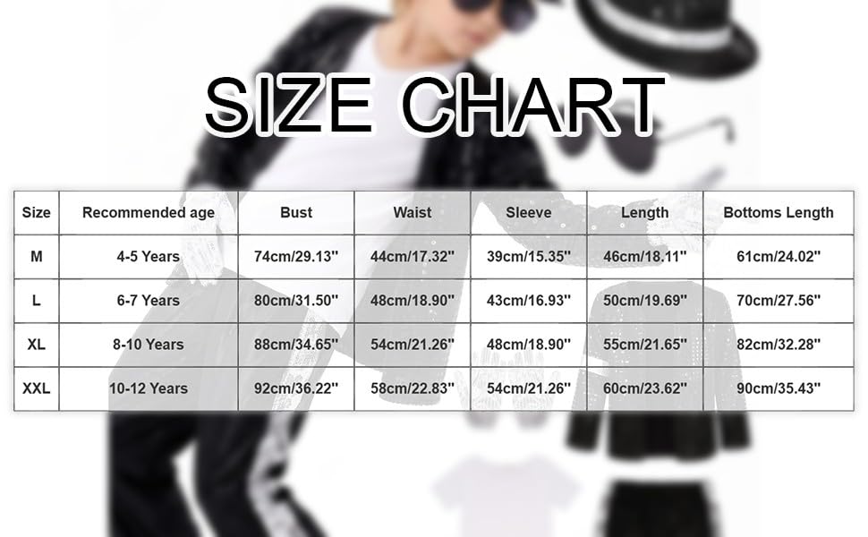Kids Pop Star Costume Cosplay 80s Disco Kid Set Halloween Boys Fancy Dress Retro Jacket Party Stage Performance Dresses Outfit - Image 4