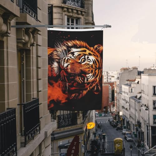 Drapeau pour extérieur robuste 1,2x1,8m double face avec œillets en laiton durables - 6