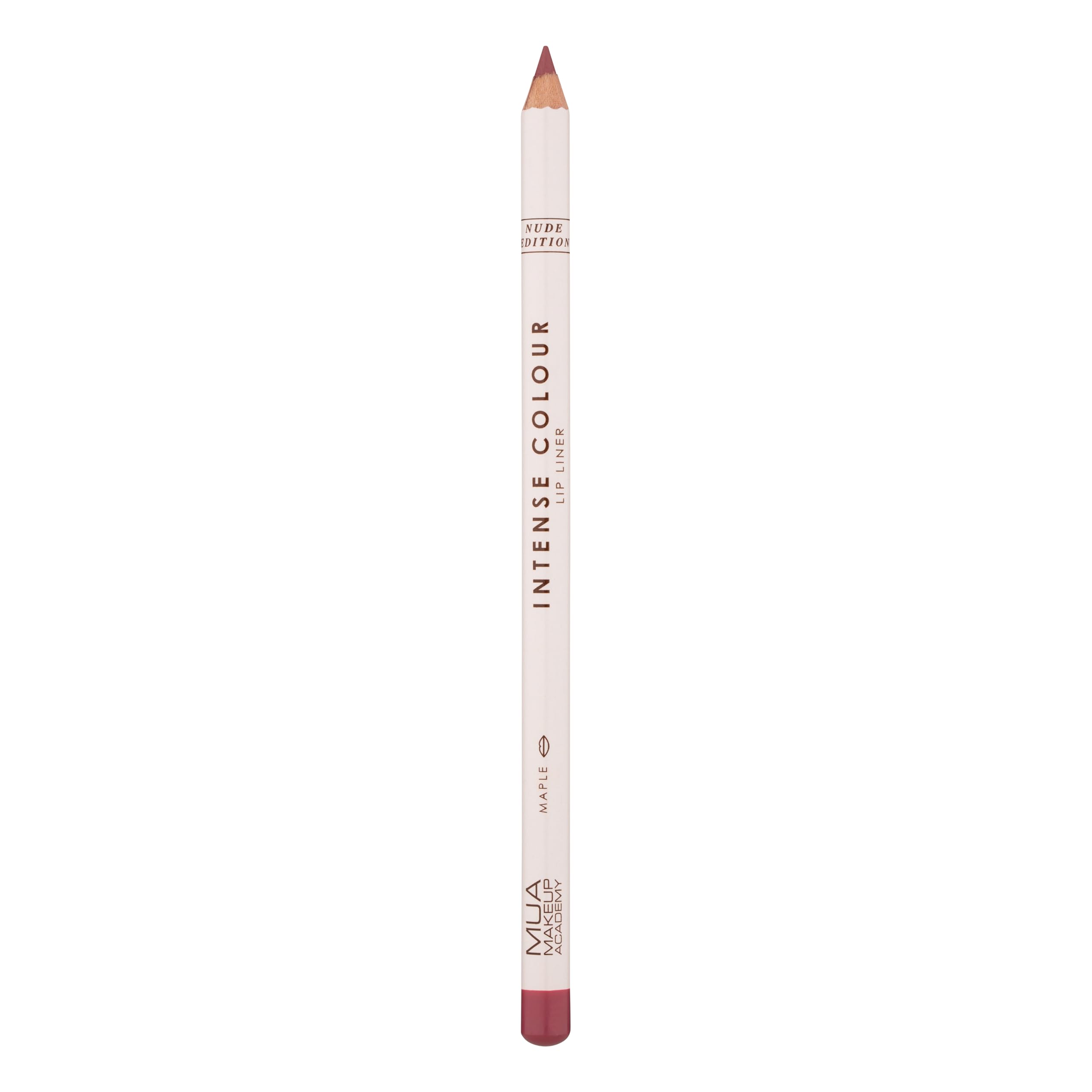 MUA Makeup Academy Intense Colour Lip Liner, Nude Edition, Shade Maple, Highly Pigmented & Precise Definition