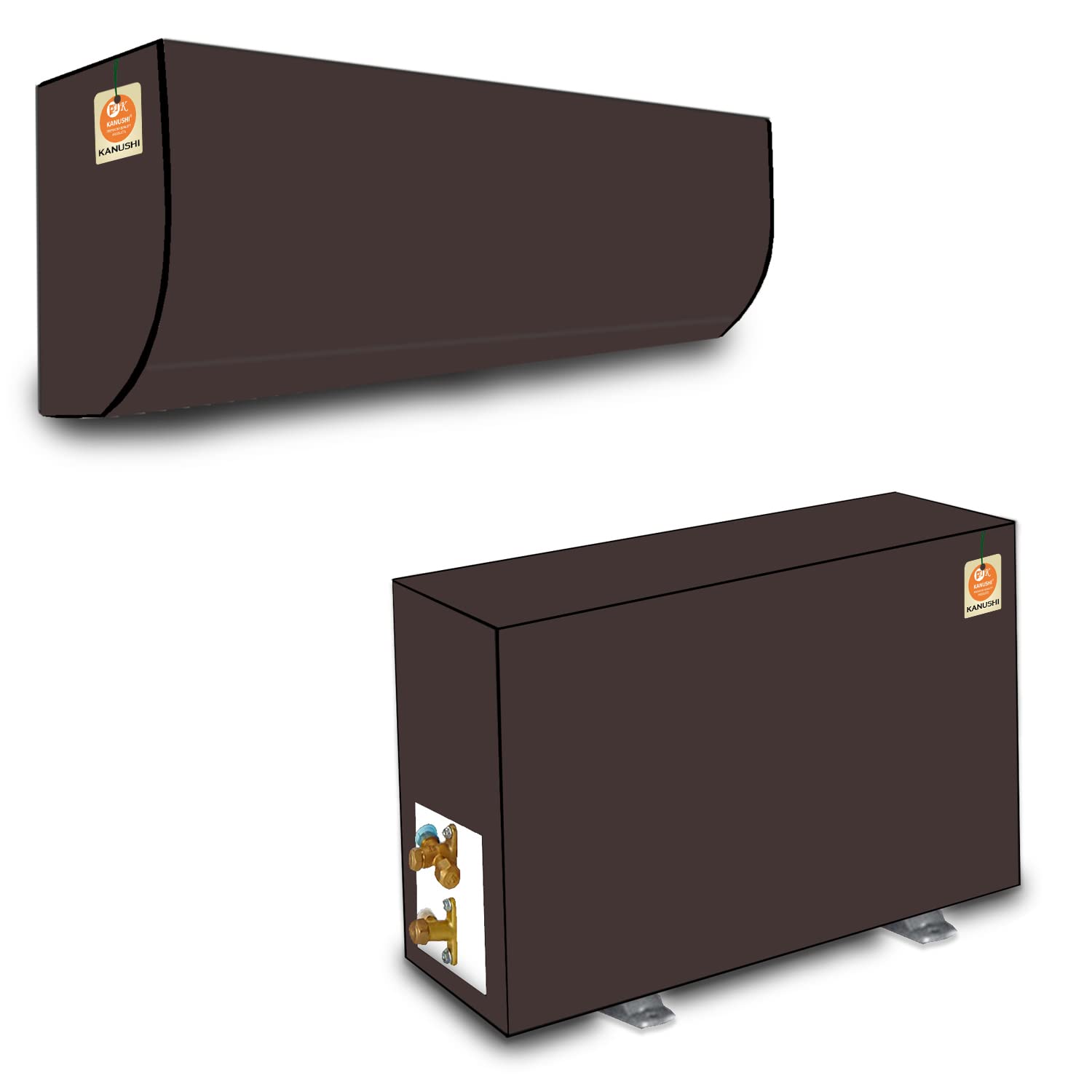 KANUSHI Plastic Industries 100% Waterproof Split Ac Cover Set For Indoor And Outdoor Unit 1.5 To 2.0 Ton Capacity (Var-Ac-In-Out-Waterproof-Coffee-01) (B0BJDMFSQQ) Amazon Price History, Amazon Price Tracker