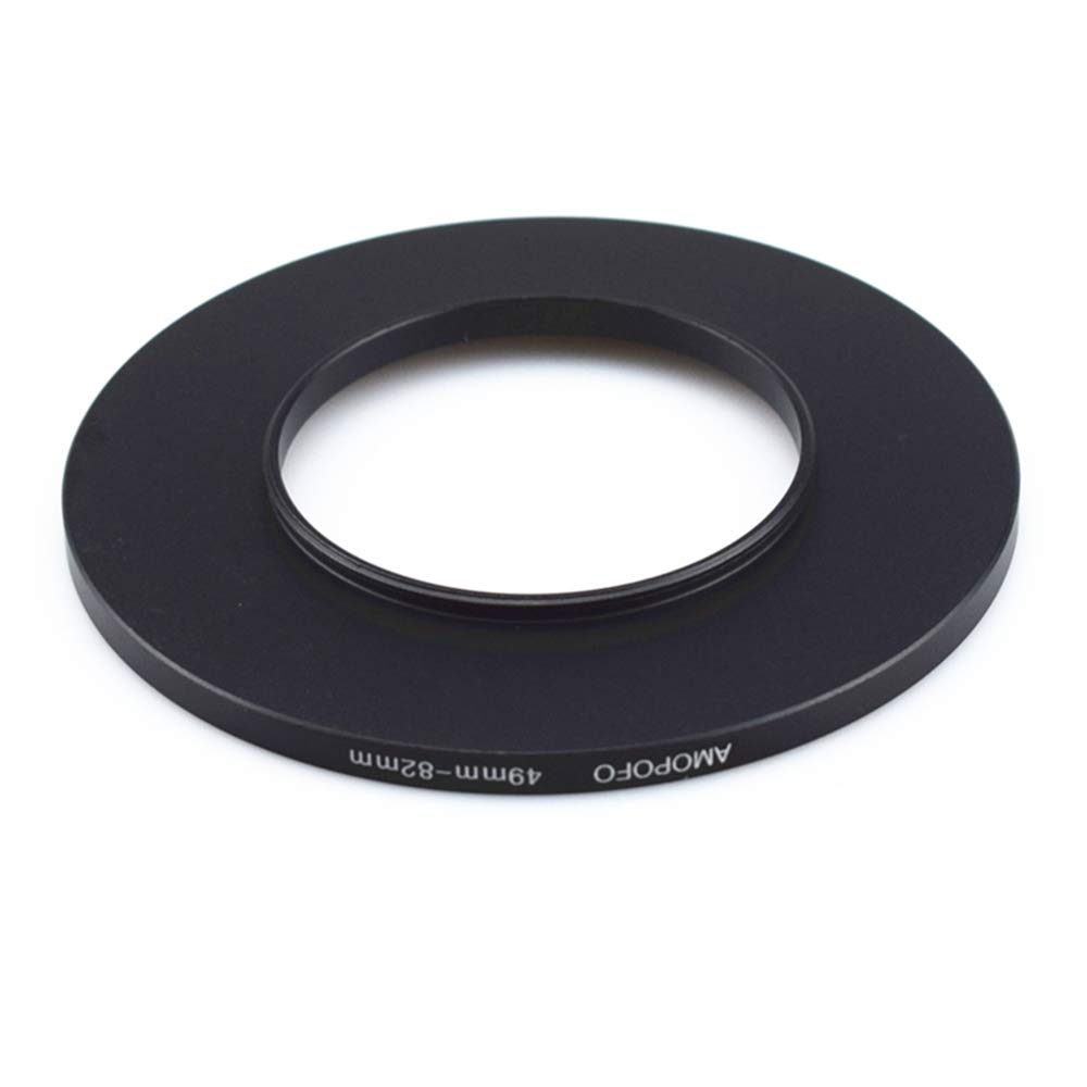 Bague de Filtre en métal de 49 à 82mm, Adaptateur de Filtre Step Up de 49 à 82mm - Bague d'adaptation pour Objectif d'appareil Photo avec Filetage de Filtre de 49 à Bague de Filtre de 82mm.
