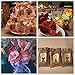 BENECREAT 30 PCS 6 Color Burlap Bags with Drawstring Gift Bags Jewelry Pouch for Wedding Party and DIY Craft, Flat Measurement: 13.5cm x 9.5 cm (5.31 x 3.74 Inch)