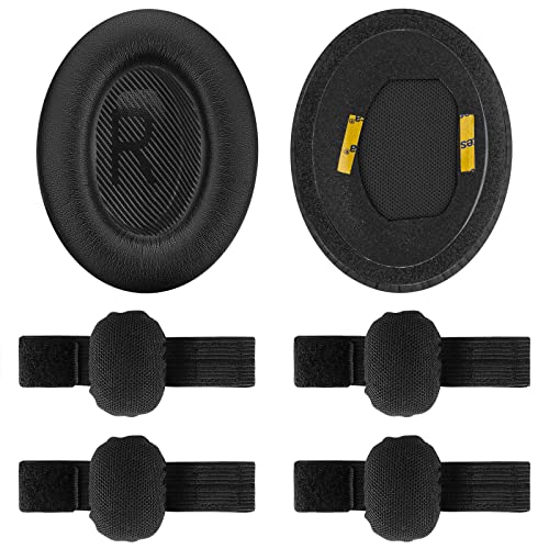 Geekria Earpads Kit with Pressure-Relief Cushions for Glasses Wearers Compatible with Bose QC45, QC35, QC35 ii - Image 4