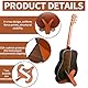 YCHYAN Gitarrenständer Holz, mit EVA Kissen, Stabil und Rutschfest Gitarrenständer Akustikgitarre, Abnehmbar Holz Ukulele Ständer, Geeignet für 30-38 Zoll Gitarren, Tragbarer X Rahmen