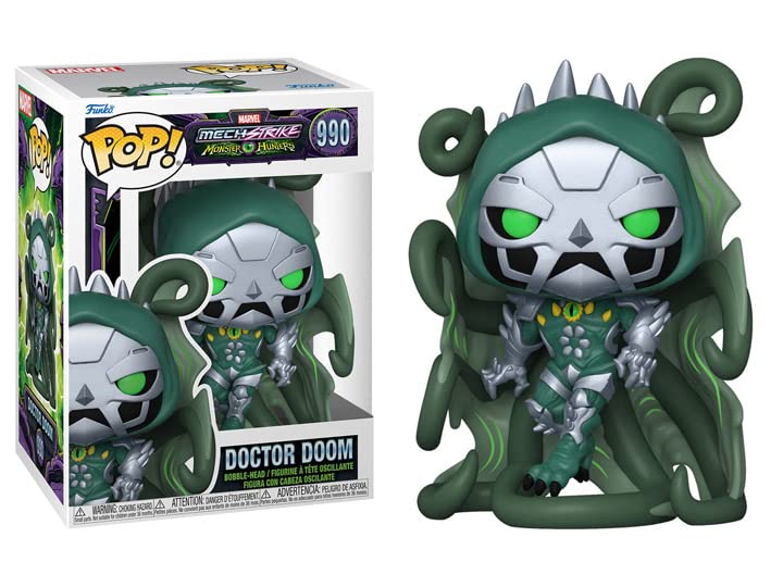 FunkoPop Monster Hunters + Protector: Pop! Marvel Comics Vinyl Figure (Gift Set Bundled with ToyBop Brand Box Protector Collector Case) (Dr. Doom)