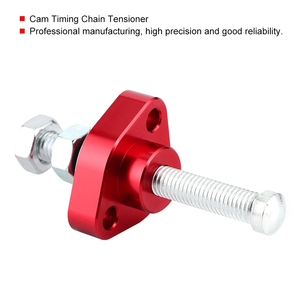 Yctze Tendicatena a camme, Guarnizione tendicatena tendicatena Componenti Moto Adatta per CBR600F F3 F4 F4i CBR900 RR CBR900F(Rosso)
