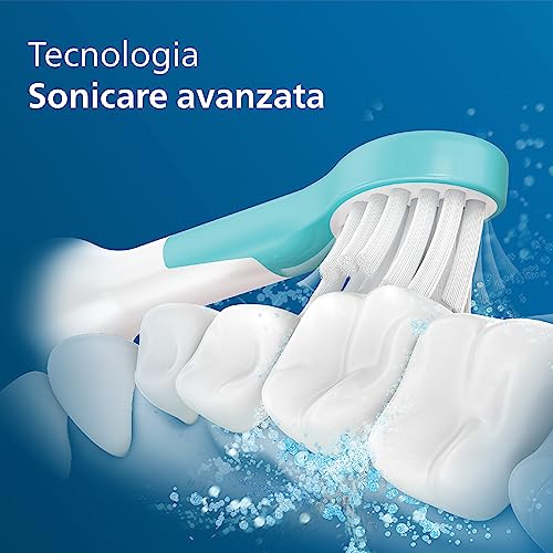 Spazzolino elettrico Philips Sonicare for Kids - Spazzolino elettrico in edizione speciale Design a Pet con adesivi a tema per bambini, custodia da viaggio sottile e caricatore USB modello HX3603/01 - Immagine 1