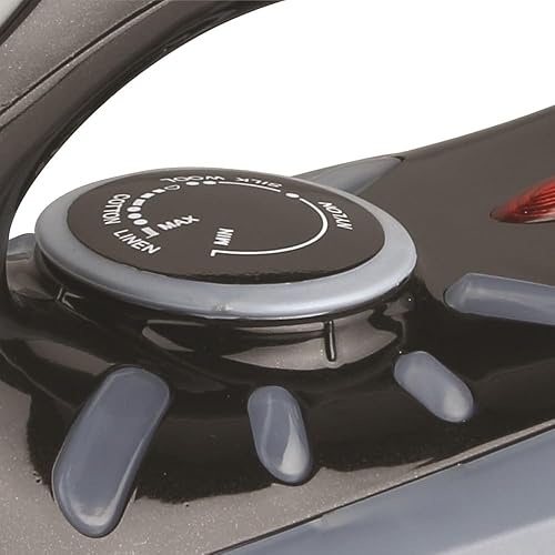 Miniatura 5 de Brentwood Full Sizespray de vaporplancha en seco color negro