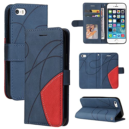 Étui à rabat pour téléphone Compatible with étui portefeuille en cuir Compatible with iPhone 5S, porte-à-bas de carte FLIP Téléphone Compatible with iPhone 5S Case Portefeuille Coque de téléphone à qu Étui à rabat pour téléphone Compatible with étui portefeuille en cuir Compatible with iPhone 5S, porte-à-bas de carte FLIP Téléphone Compatible with iPhone 5S Case Portefeuille Coque de téléphone à qu