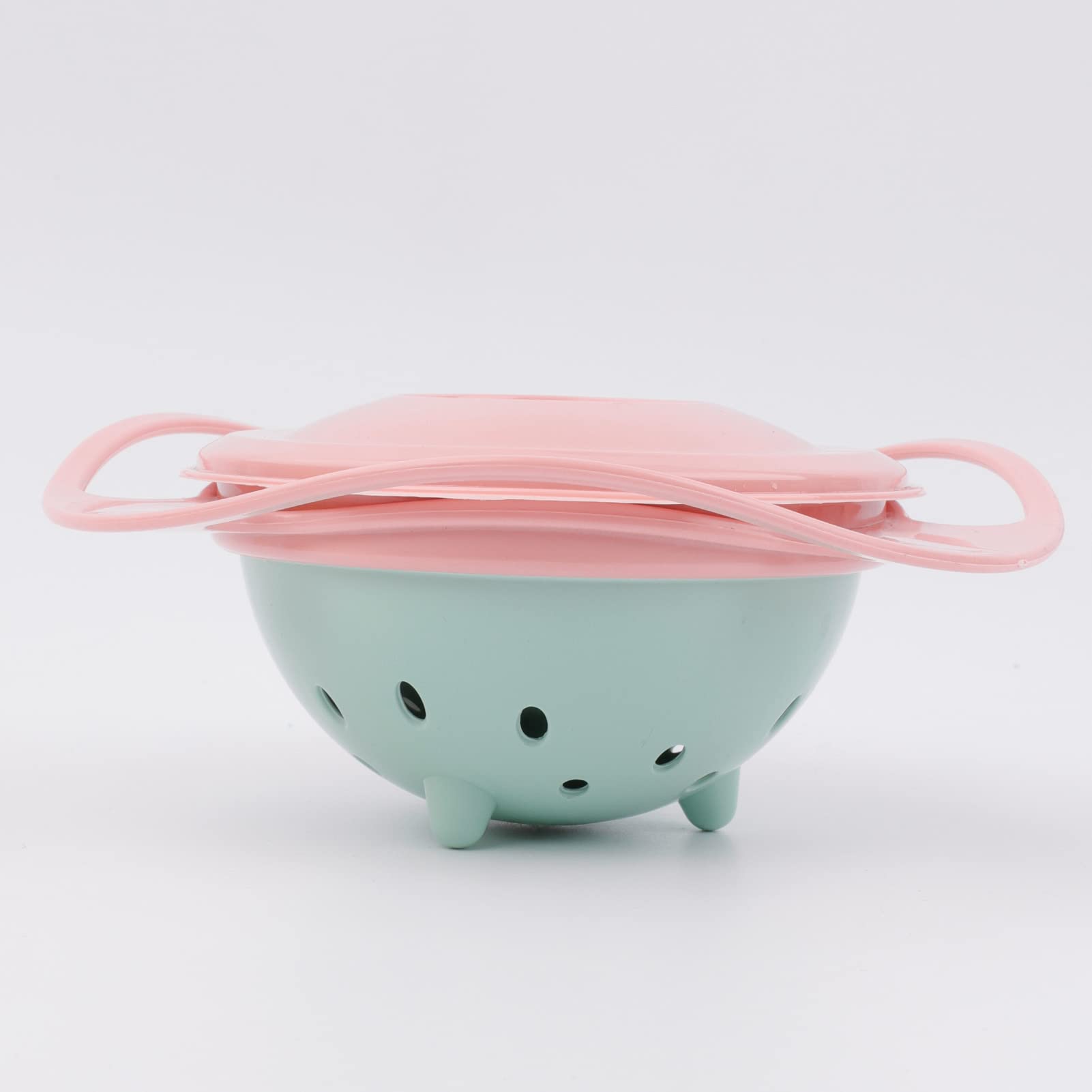 Assorted Items Include Spill Resistant Gyroscopic Bowl with Lid And More