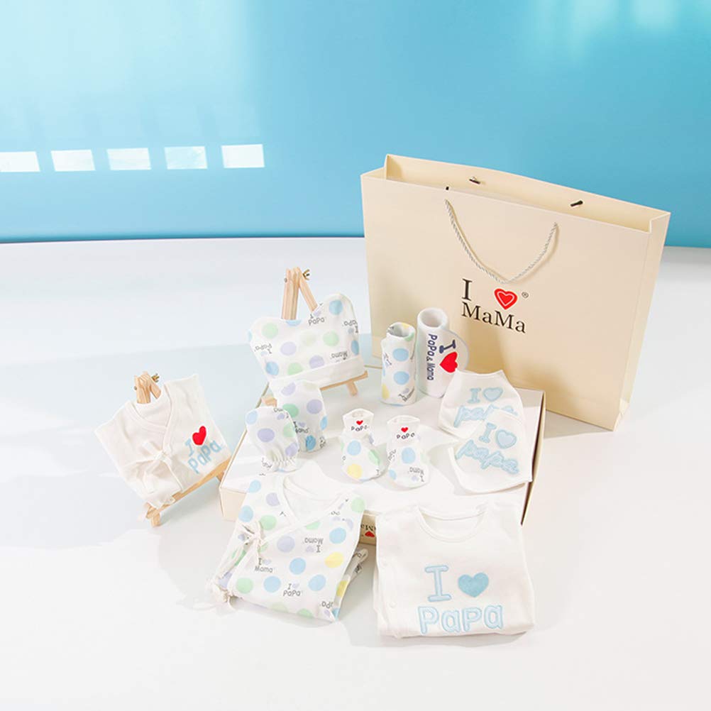 Set Regalo da Prima Infanzia, Pagliaccetti da Neonato Confezione di 10 Pezzi