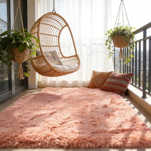 Tapis chambre bébé polyester lavable et confortable 125x210