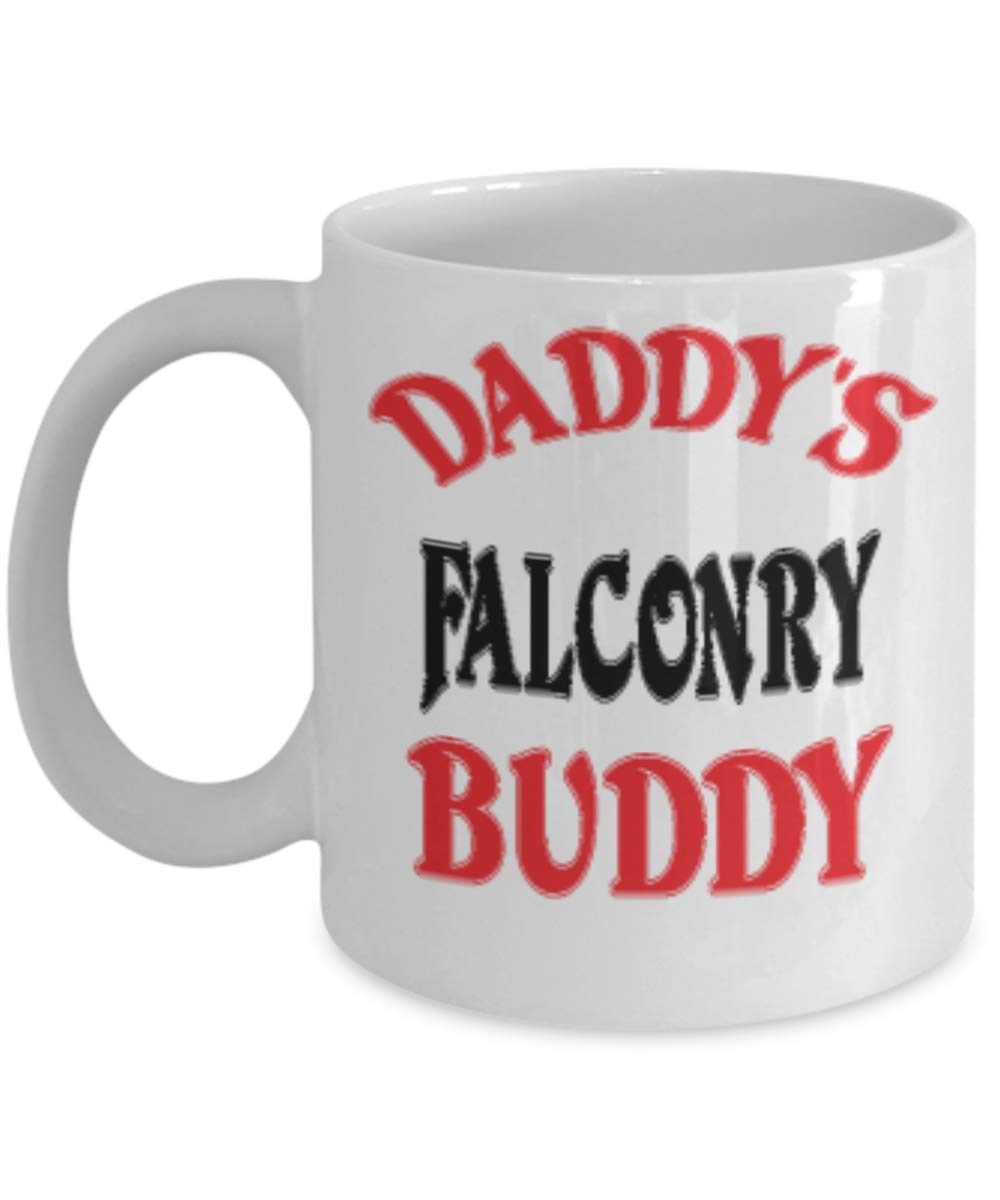 Falconry 11oz White Coffee Mug Hobbies Daddy's Falconry Buddy Funny Gifr For Mom,al4310