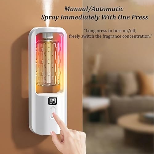 Miniatura 4 de Difusor de aroma Fragancia Aceite Esencial Máquina de Aromaterapia Montada en la Pared Humidificador Ambientador Dormitorio Inodoro