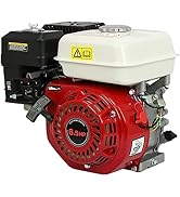 BJTDLLX Gas Engine, 4 Stroke 6.5 HP Go Kart Motor Engine, Single Cylinder Air Cooled Gasoline Mot...