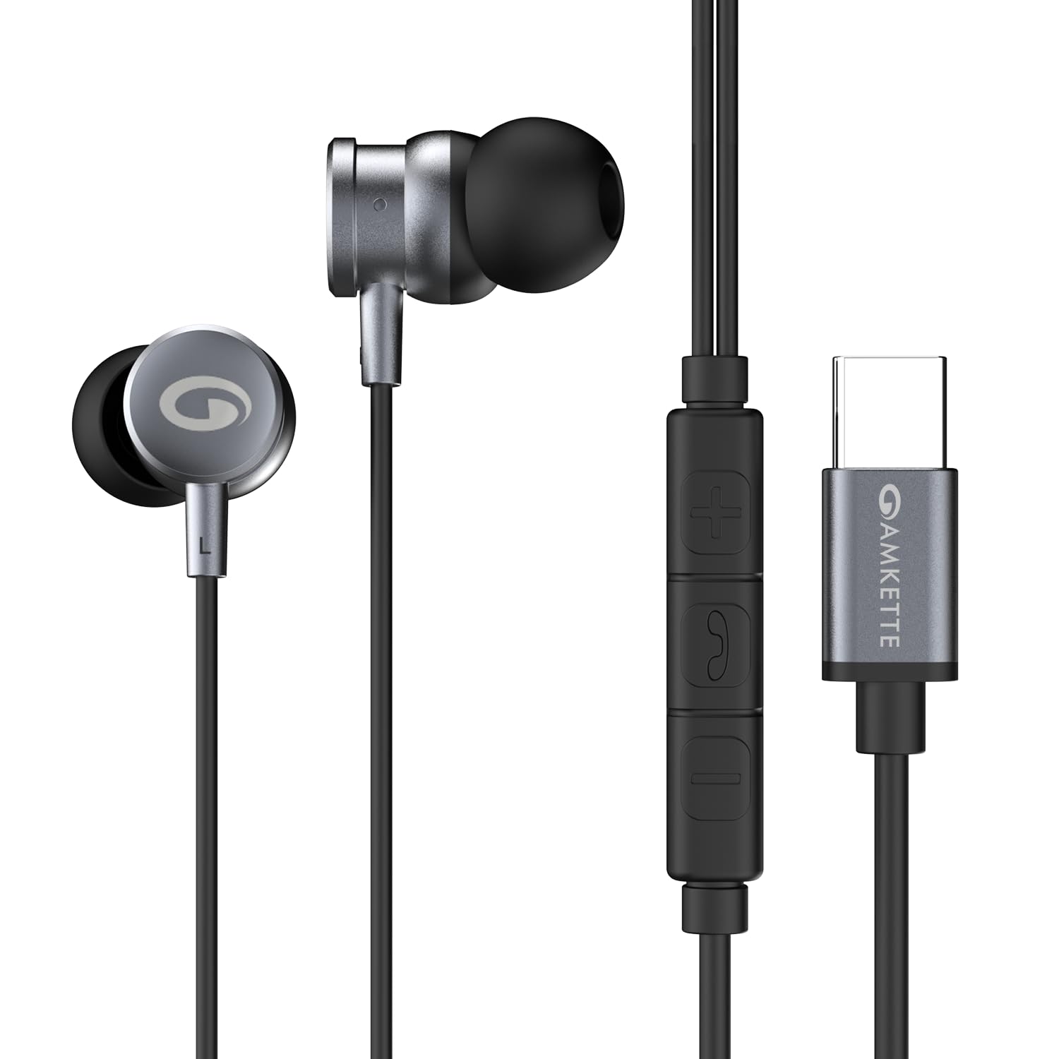 Amkette Trubeats M15 Type C Earphones with Mic