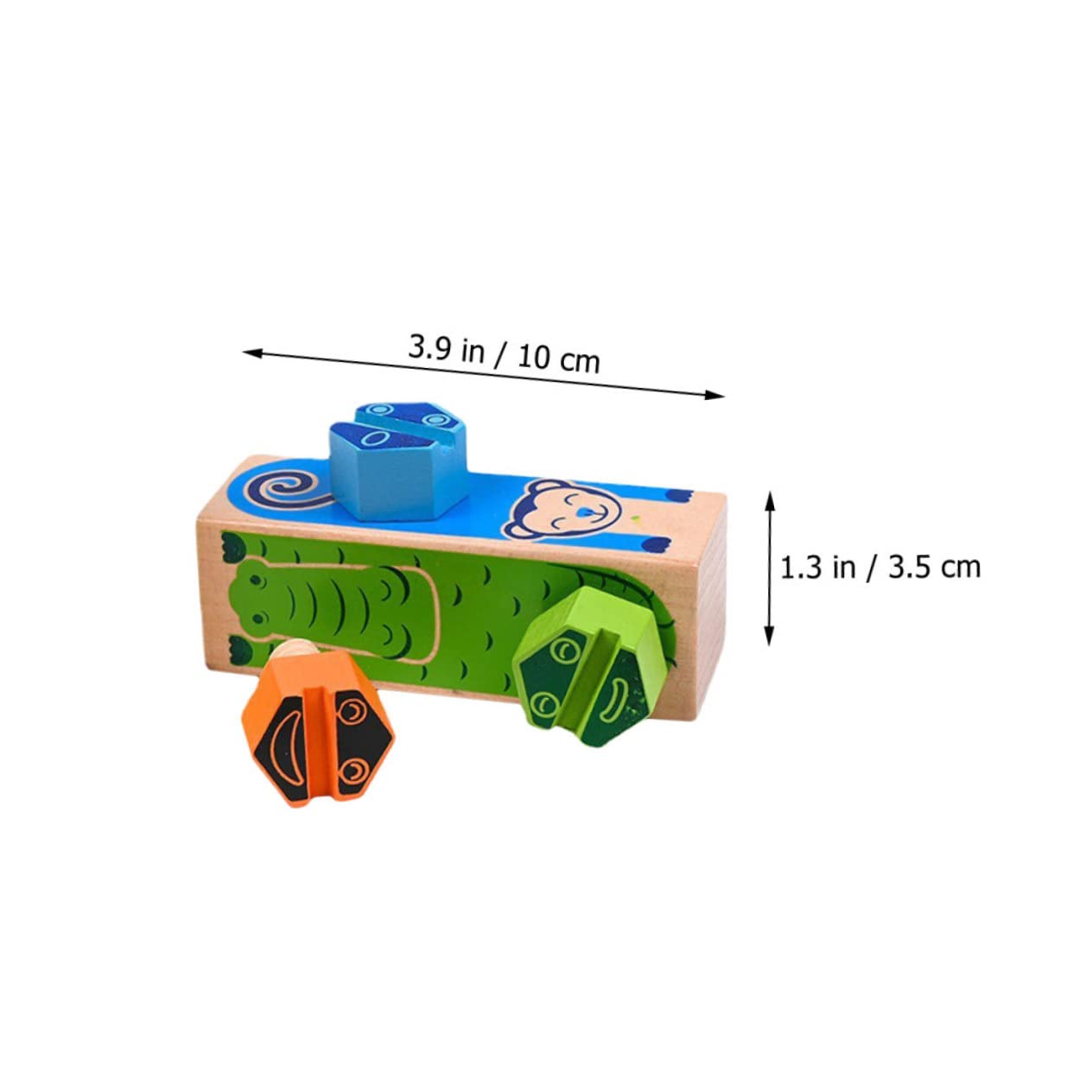 ifundom Boys and Girls Toys 1 Set Wooden Animal Toys Screw Perfect for Early Education Creativity