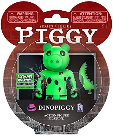 PIGGY Action Figure - Dinopiggy Articulated Buildable Action Figure Toy, Series 1 Collectible