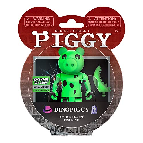 Piggy Action Figure - Dinopiggy Articulated Buildable Action Figure Toy, Series 1 Collectible #TOP1