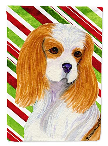 Drapeau Cavalier Spaniel imprimé double face en toile canevas résistante