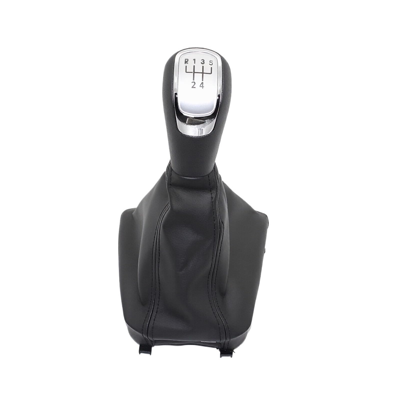 QWQAAB Manual Gear Knob for Skoda for Octavia 2 A5 A6 Sedan Combi 2004-2013 Manual Gear Shift Knob PU Gaiter Boot 5/6 Speed 12mm(5 Speed)