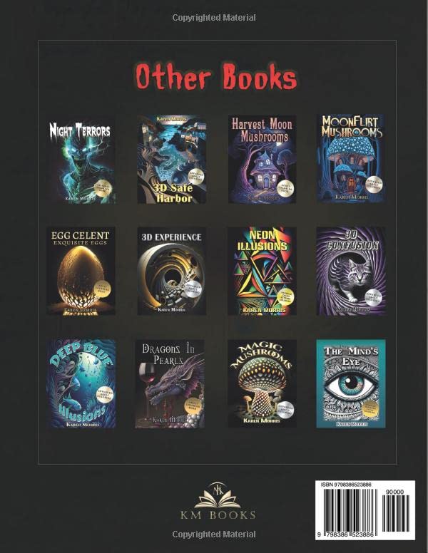 Vista 2 de 3D Gruesome Illusions A Adult Coloring Book