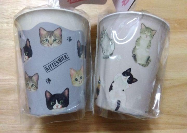 最終価格! フェリシモ 猫部 バンブーメラミンカップ 2点(2種類)セット