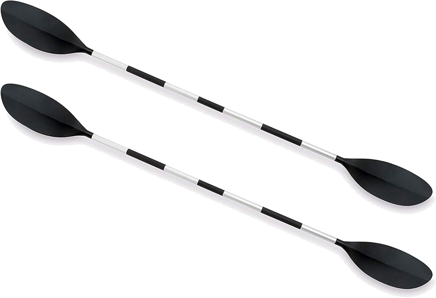 Intex 1 Piece 86 Inch Kayak Paddle with Ribbon Spoon Shaped Blades and 3 Feather Adjustable Positions for Sports and Outdoor Use (2 Pack) Intex 1 Piece 86 Inch Kayak Paddle with Ribbon Spoon Shaped Blades and 3 Feather Adjustable Positions for Sports and Outdoor Use (2 Pack)