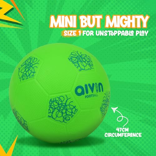 Image of Aivin Home-Play Football for Kids Indoor Training Ball No-Stitch - Mint