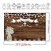 Mocsicka Baptism Backdrop Rustic Wood First Holy Communion Photo Backdrops 7x5ft God Bless Mason Jars Christening Baby Shower Party Banner Photography Background
