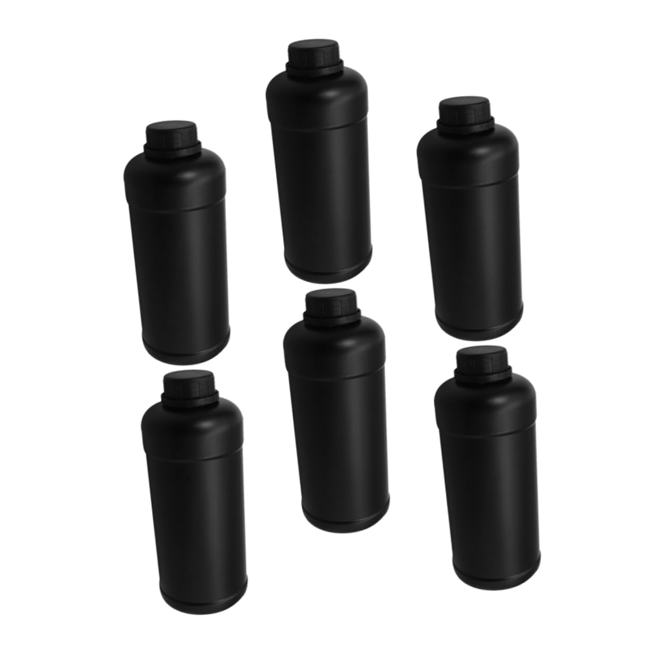 LIFKOME Botellas Plástico 1000ml para Químicos Diseño Protector y Uso Versátil, Contenedores de Almacenamiento Ideales para Muestras y Líquidos en Laboratorio