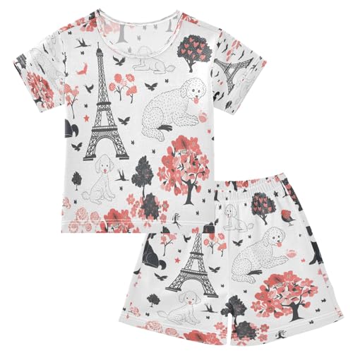 senya Sea Turtle Summer Pajamas Set Short Cotton Sleepwear 2 Piece