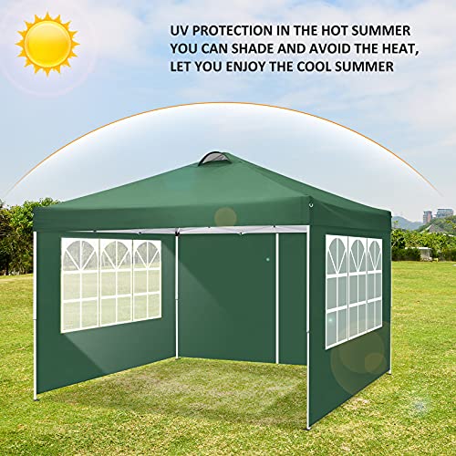 COBIZI Gazebo 3x3m Pieghevole con 4 Parti