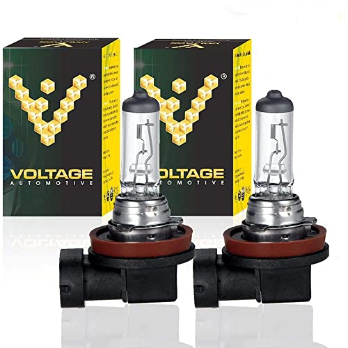Voltage Automotive H11 Bombillas para faros delanteros de 24 W 70 W mejoradas para faros delanteros halógenos Night Eagle Series para coche, camión, marca E, paquete de 2 Cover
